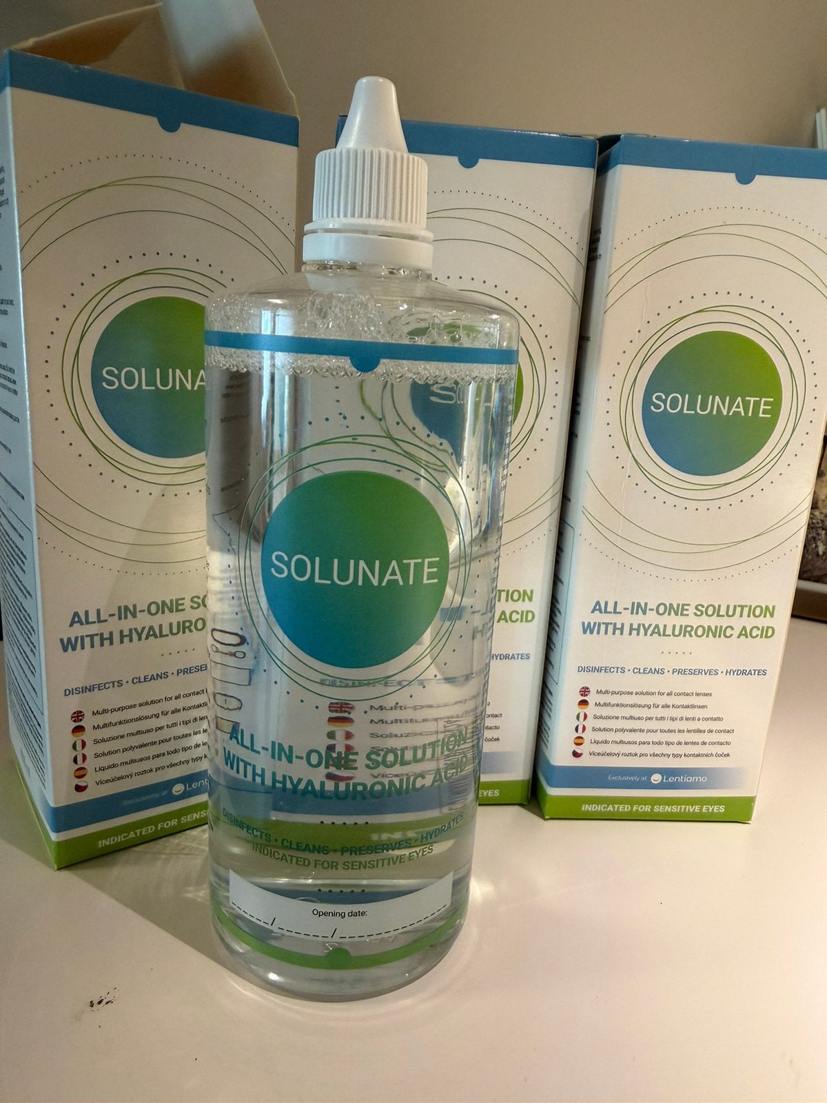 Product: Solunate contactlens, Handtassen en Accessoires, Ophalen of Verzenden, Zo goed als nieuw