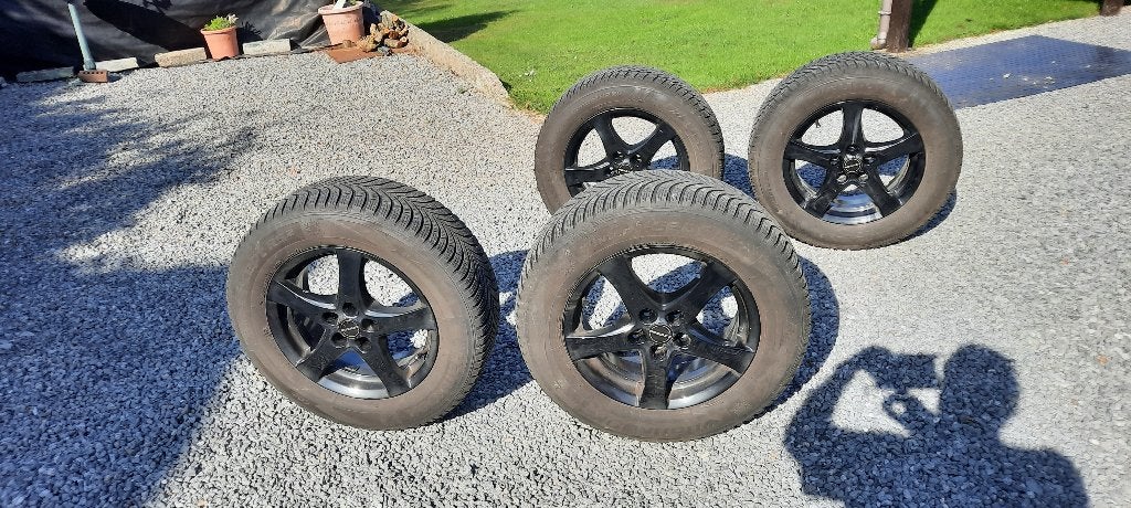 Jantes et pneus hiver 215/65 R 16, Pneus et Jantes, 16 pouces, Véhicule de tourisme, Enlèvement
