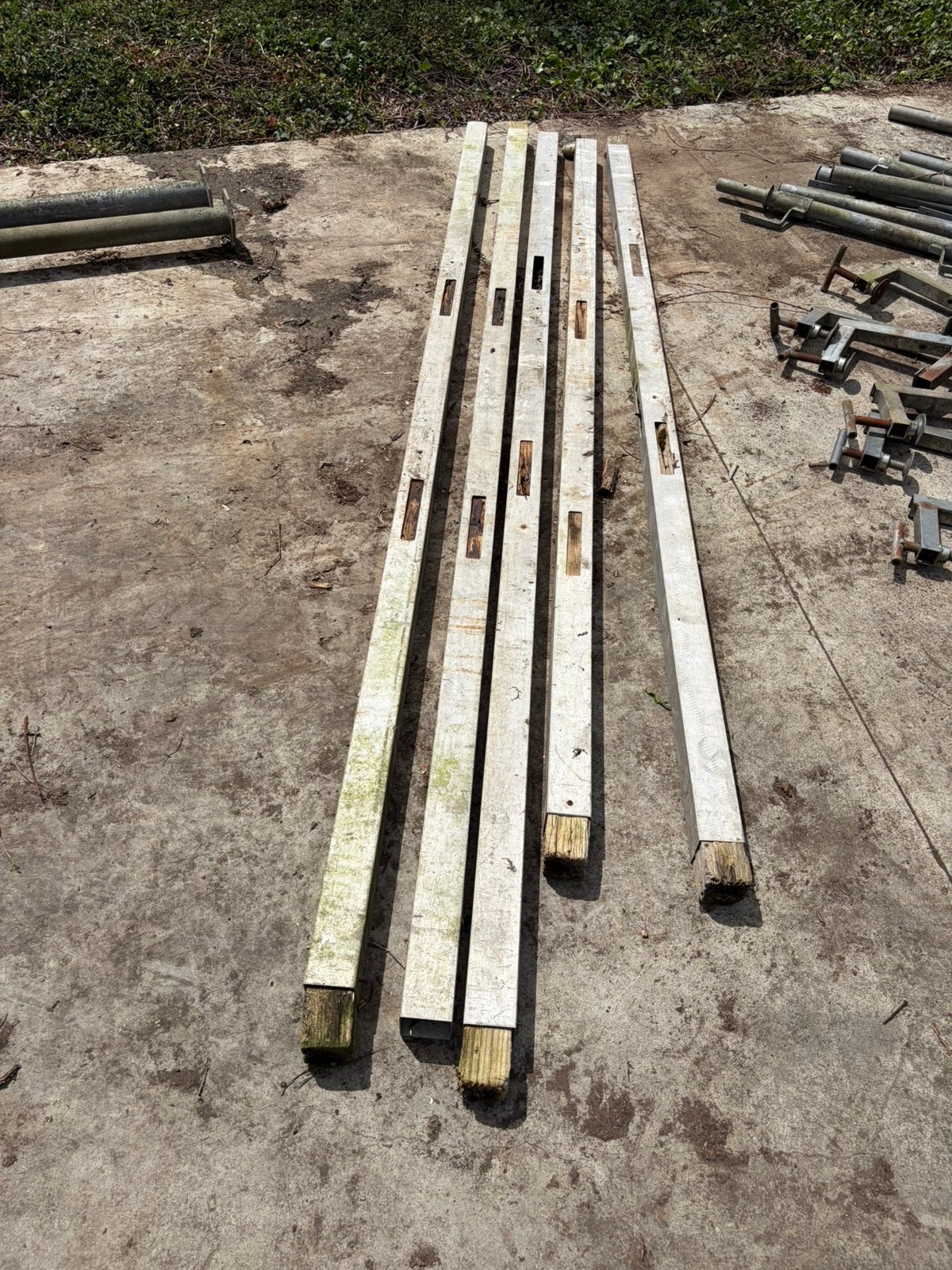 Metersprofielen, Bricolage & Construction, Métaux, Enlèvement, Comme neuf, Aluminium