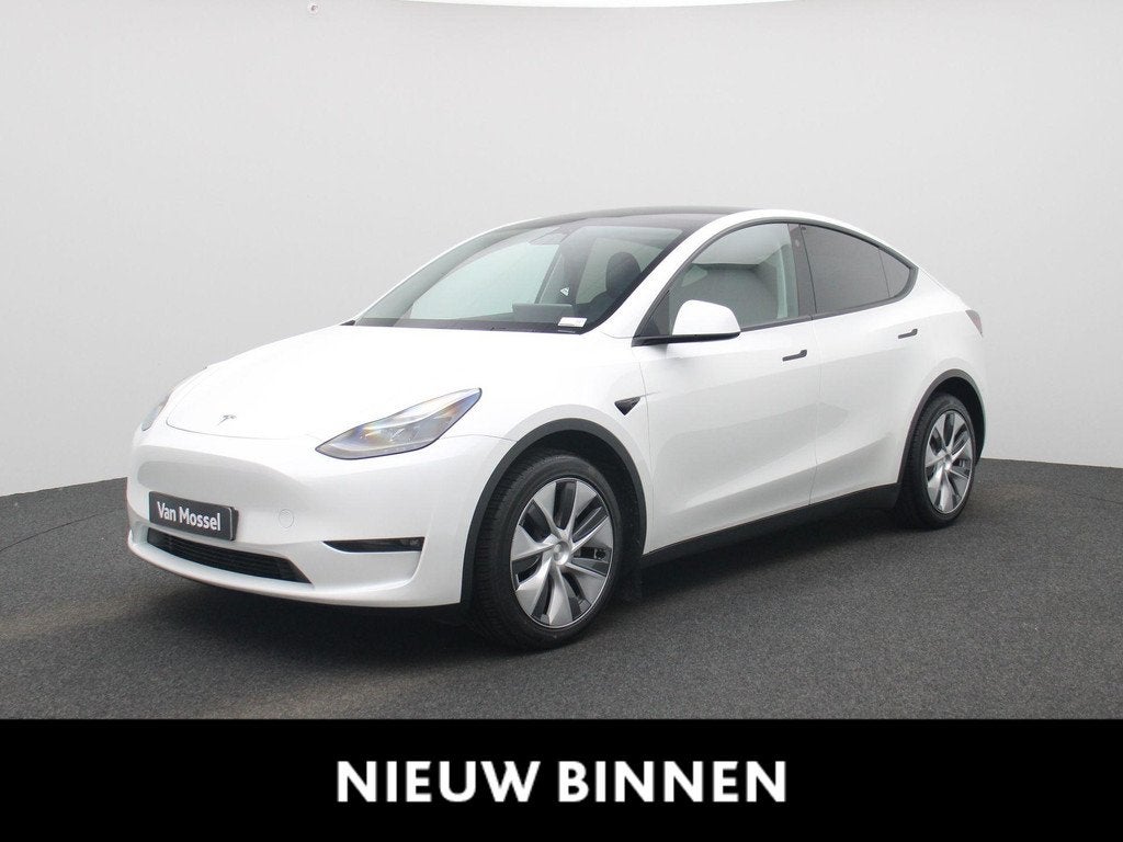 TESLA Model Y Long Range Dual Motor AWD, Auto's, Stof, Wit, 5 zetels, 1588 kg