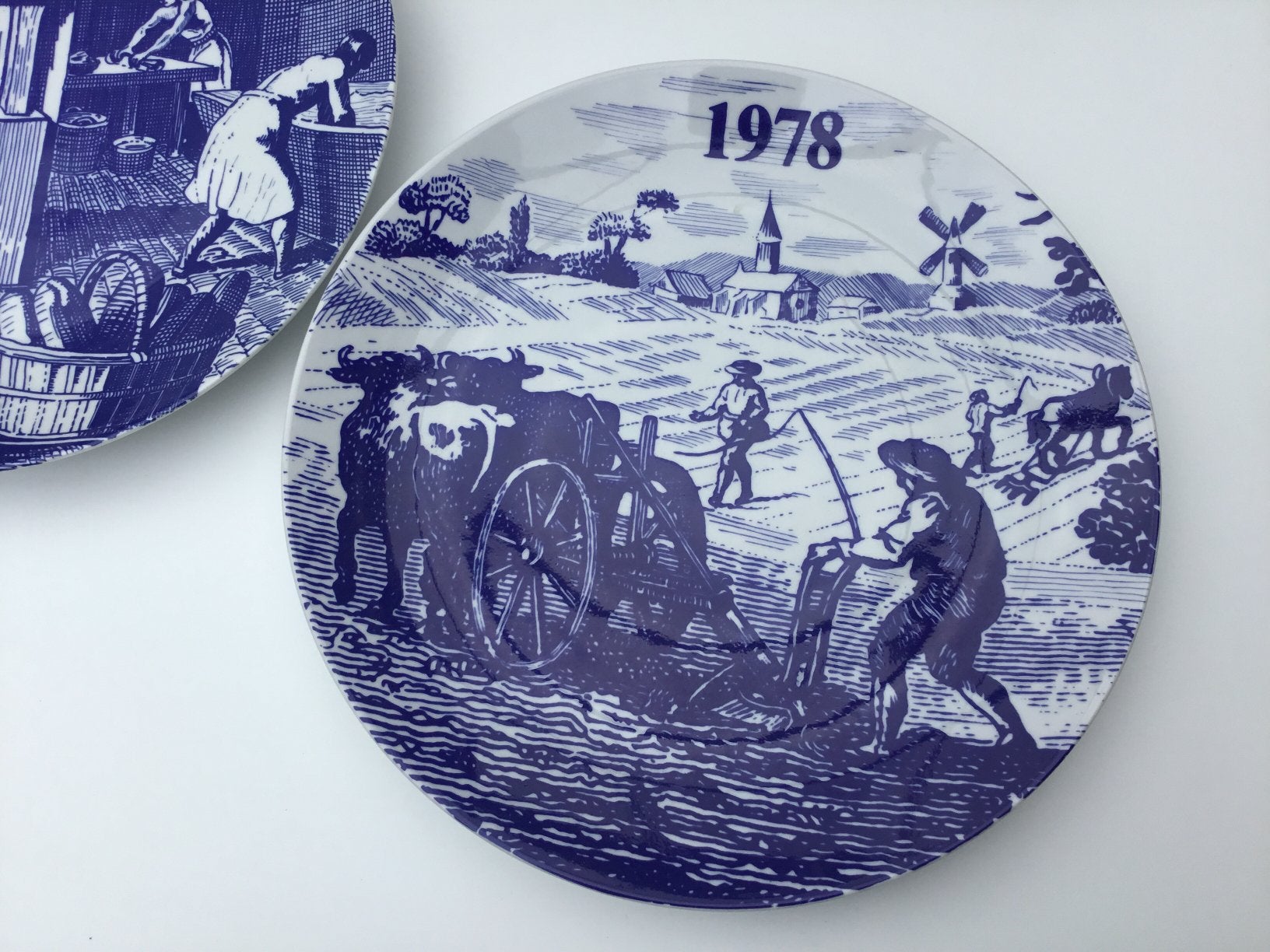 Assiette de collection Winterling Bavaria 1977 et 1978, Enlèvement