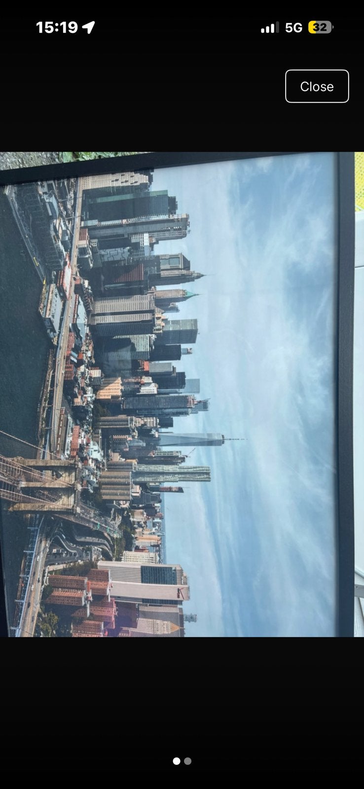 Kader New york, Antiek en Kunst, Ophalen of Verzenden