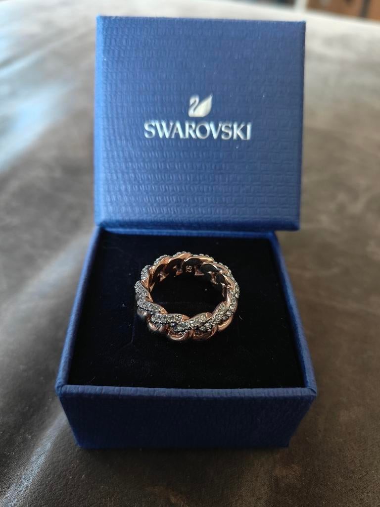 Swarovski Lane rosé gouden ring mt52, Ophalen