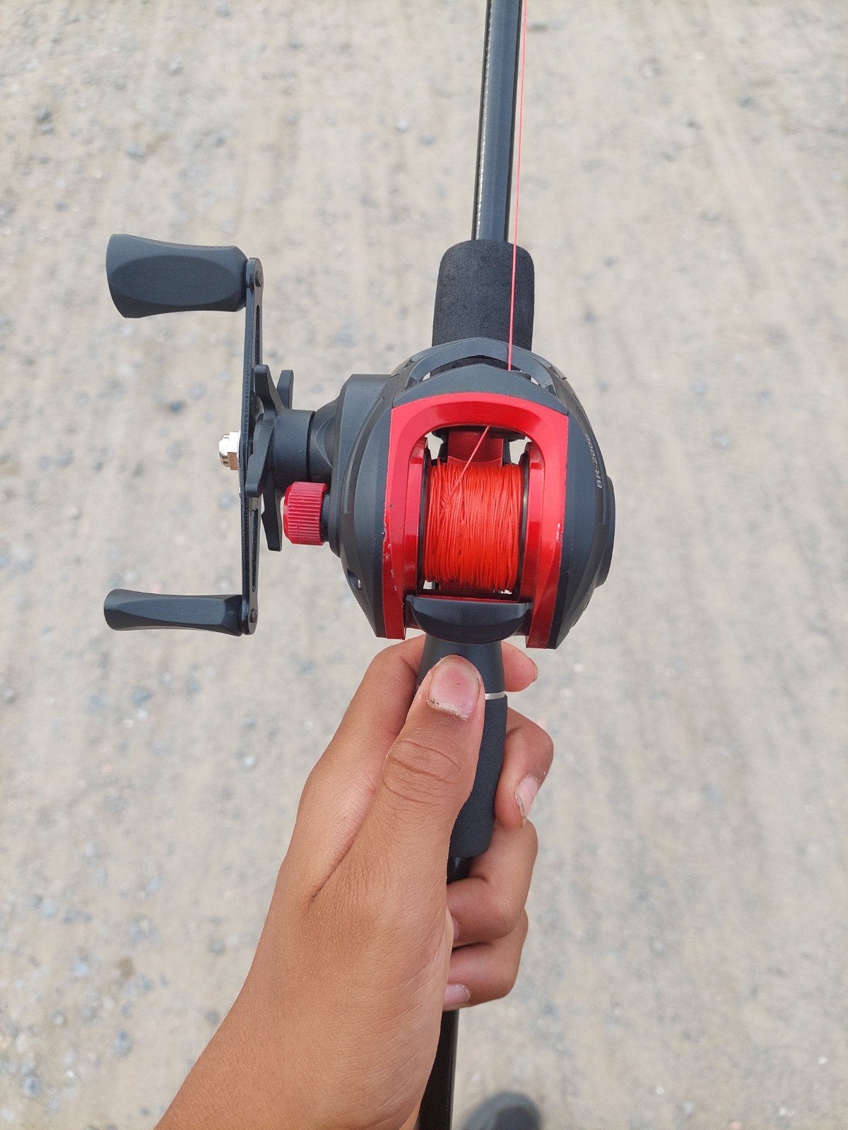 baitcaster, Watersport en Boten, Hengelsport | Roofvissen, Ophalen, Zo goed als nieuw, Molen