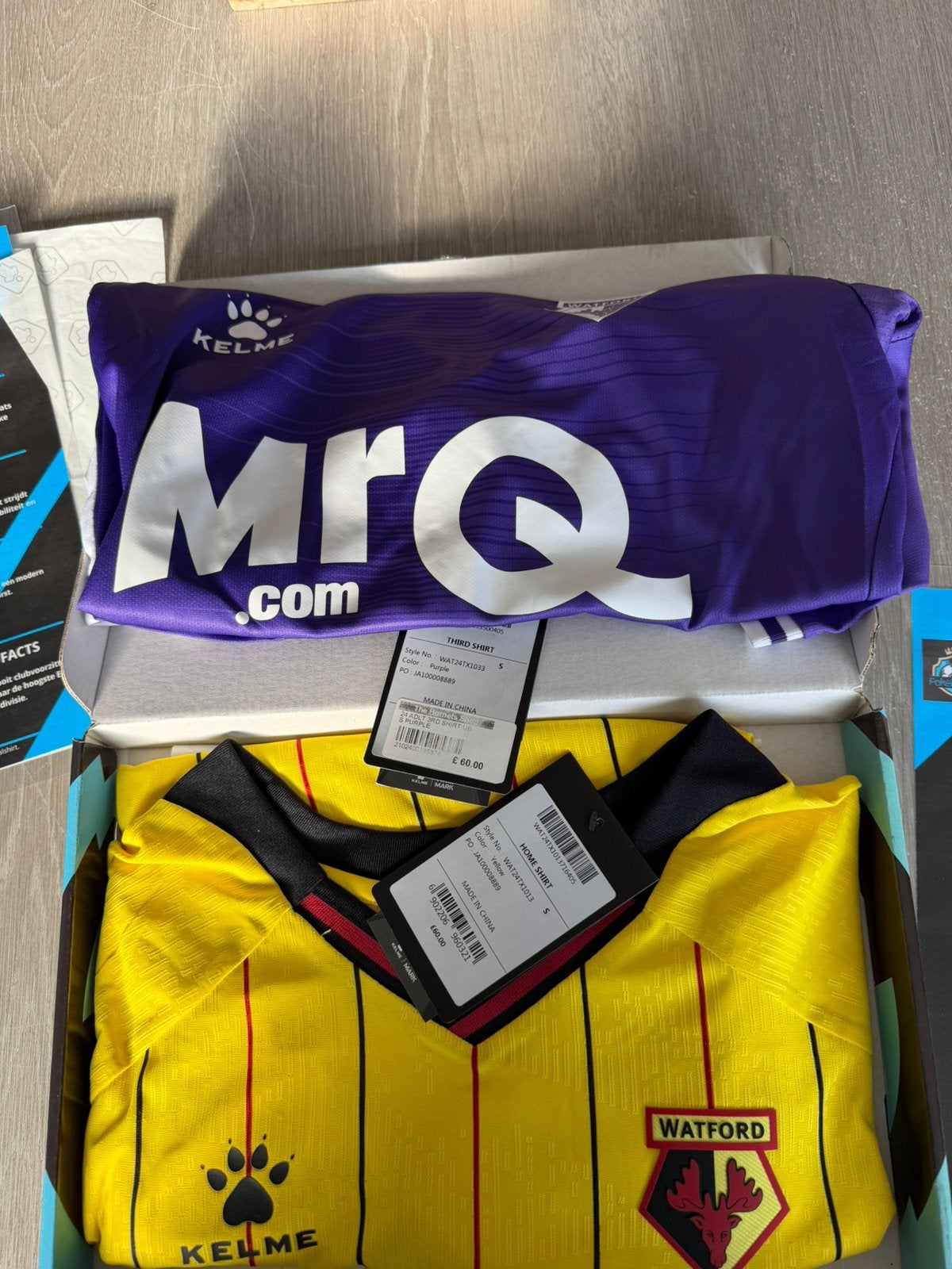 2 watford shirts seizoen 24/25, Ophalen, Zo goed als nieuw