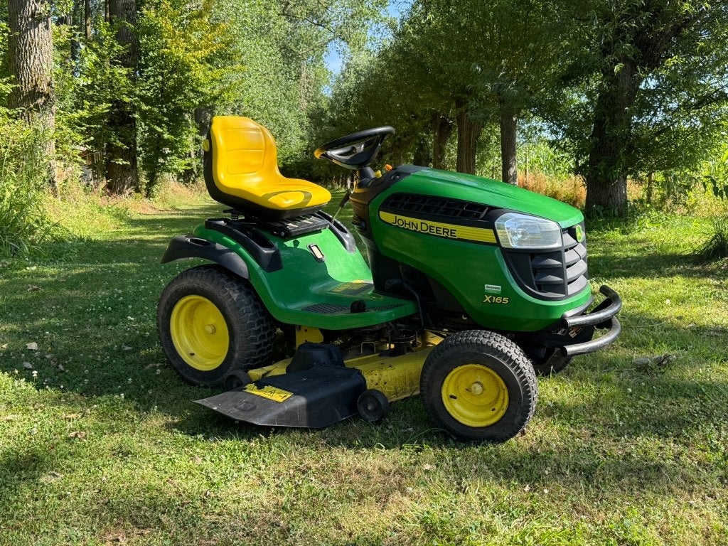 Krachtige John Deere X165 Zitmaaier – Slechts 112u, Ophalen, Gebruikt, John deere, 120 cm of meer