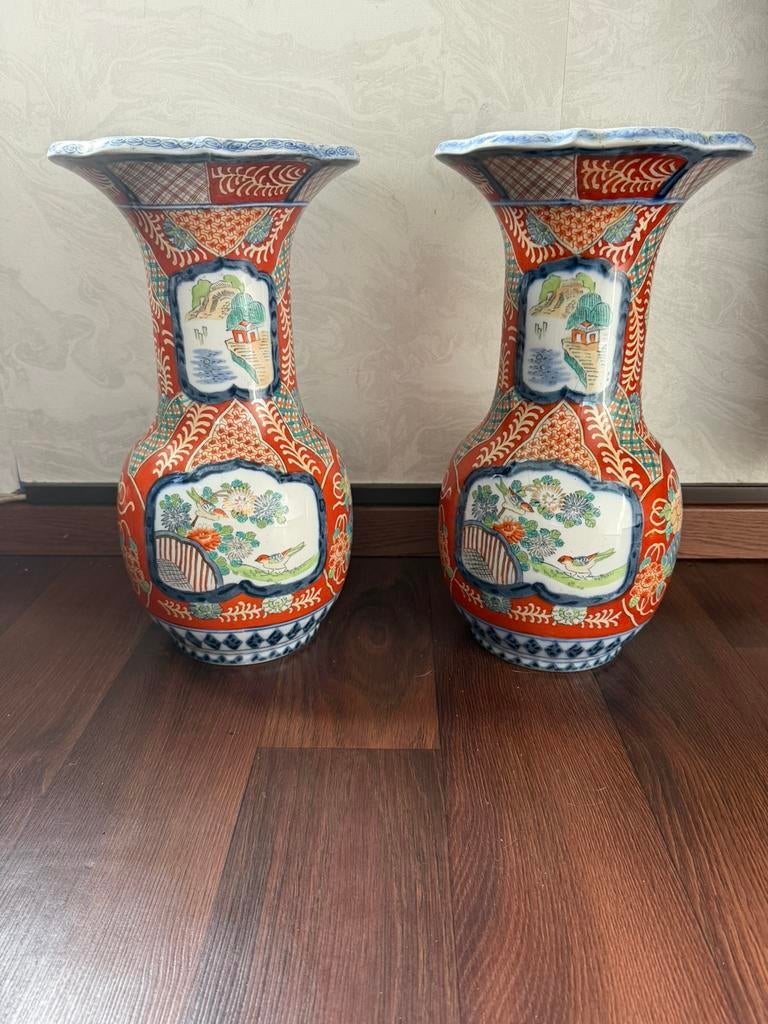 Vase ancien de style Petrus Regout Imari, Enlèvement