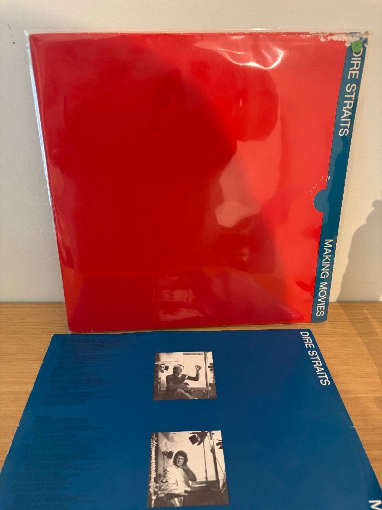 LP - Dire Straits - Making movies, Cd's en Dvd's, Vinyl | Rock, Gebruikt, Inclusief binnenhoes, Poprock, 1980 - 1989, 12 inch