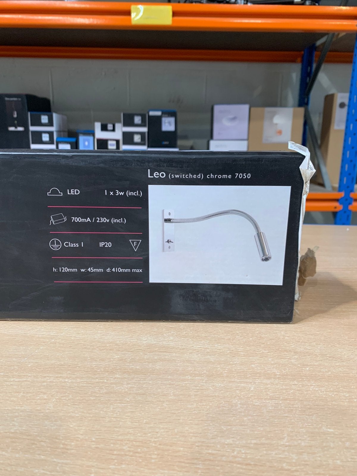 Lampe Astro lighting Leo Chrome 7050, Huis en Inrichting, Lampen | Overige, Ophalen of Verzenden, Nieuw