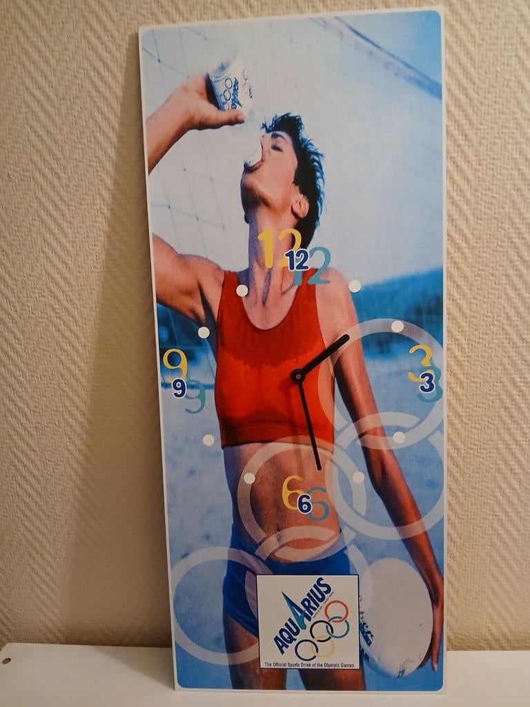 Email bord met klok Aquarius, Verzamelen, Ophalen, Zo goed als nieuw, Overige typen