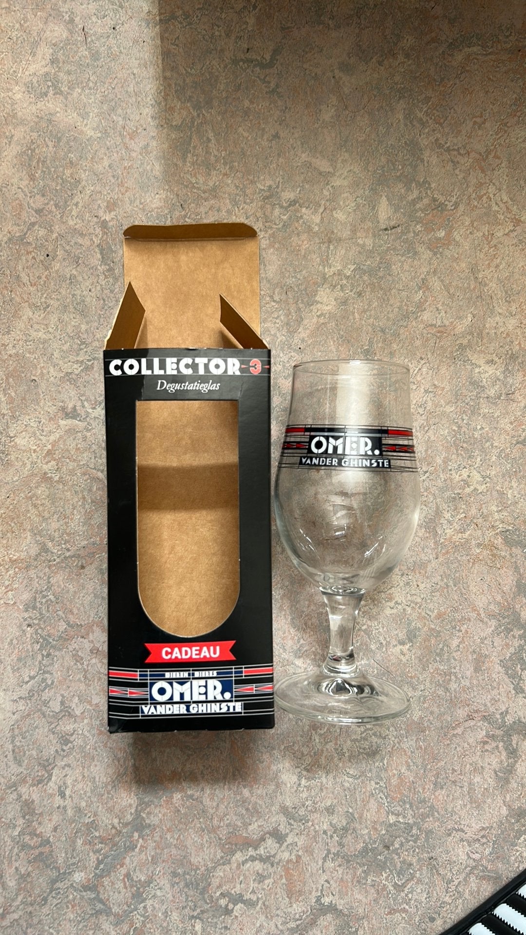 Collecteur de verre à bière Omer 3. 25cl., Collections, Enlèvement, Comme neuf