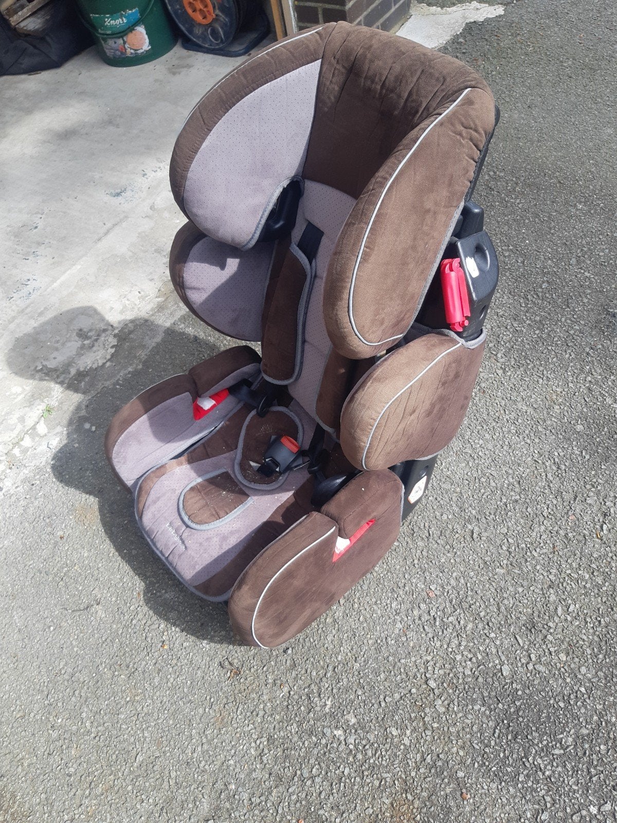 auto  kinderstoel, Ophalen