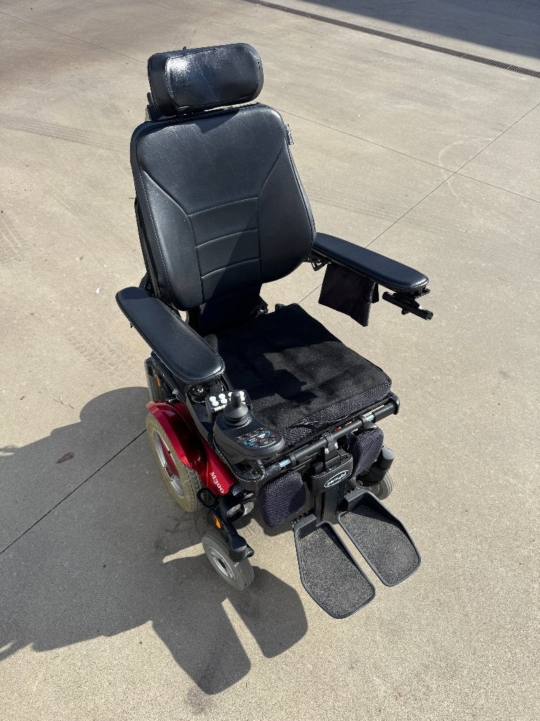 Permobile M300 elektrische rolstoel (Full option), Ophalen of Verzenden, Gebruikt, Elektrische rolstoel