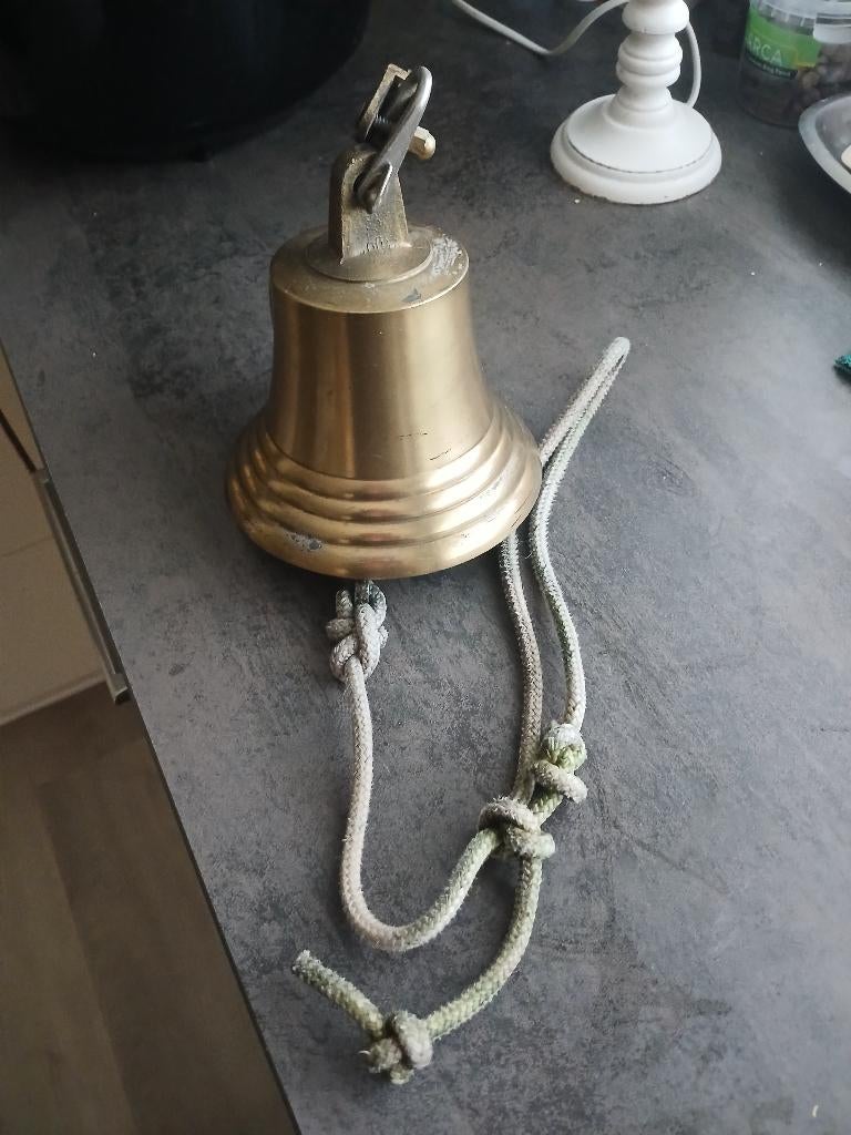 Bel in koper, Antiek en Kunst, Ophalen, Koper
