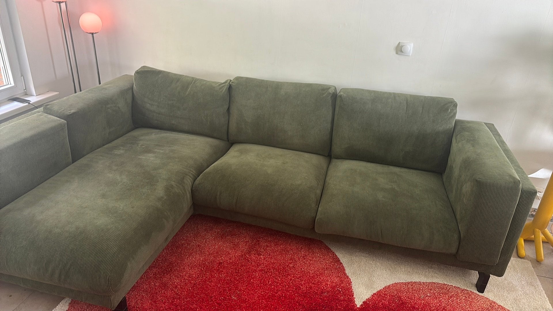Zetel Nockeby Ikea - Groene hoezen, Huis en Inrichting, Ophalen, Zo goed als nieuw