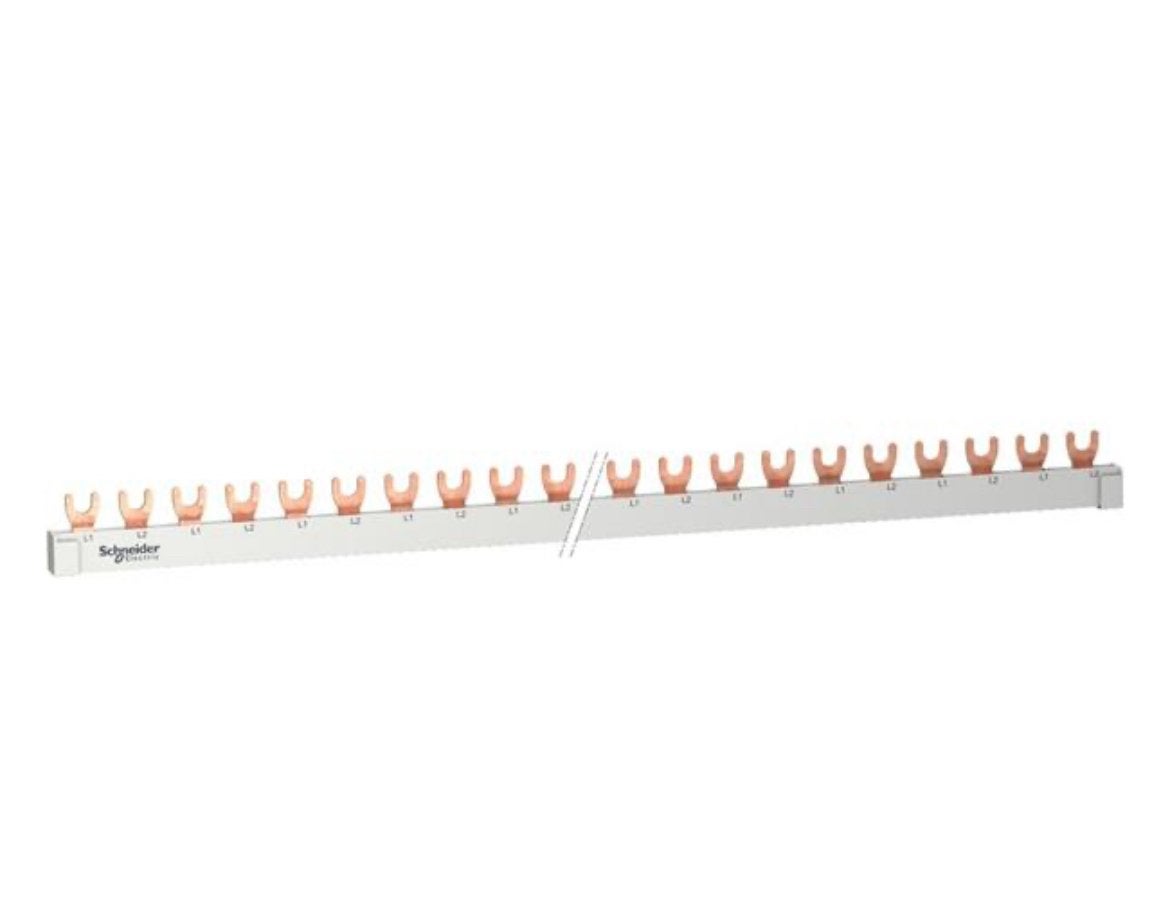 Schneider - Kamgeleider vork 2P NL-NL-NL-... - R9XFH257, Doe-het-zelf en Bouw, Elektriciteit en Kabels, Ophalen, Nieuw, Overige typen