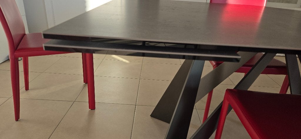 table de repas avec allonges NAOS mod. cigale, Cinq personnes ou plus, Comme neuf, Enlèvement, Rectangulaire