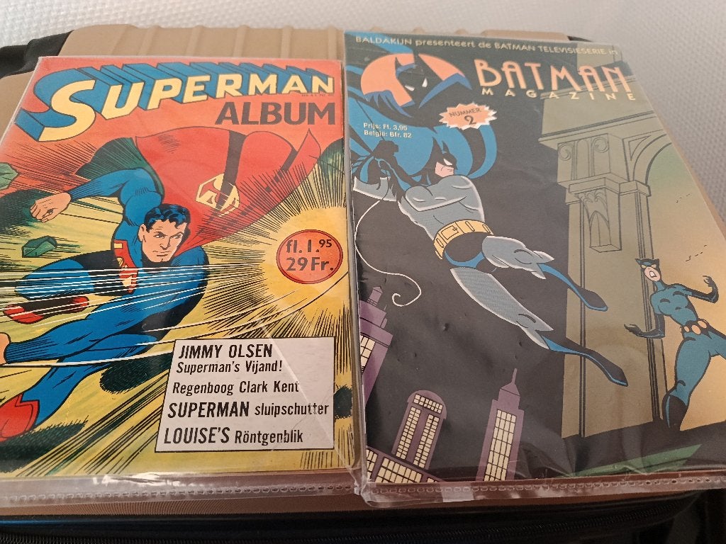 Oude strips superman -batman, Enlèvement ou Envoi, Utilisé, Plusieurs comics, Europe