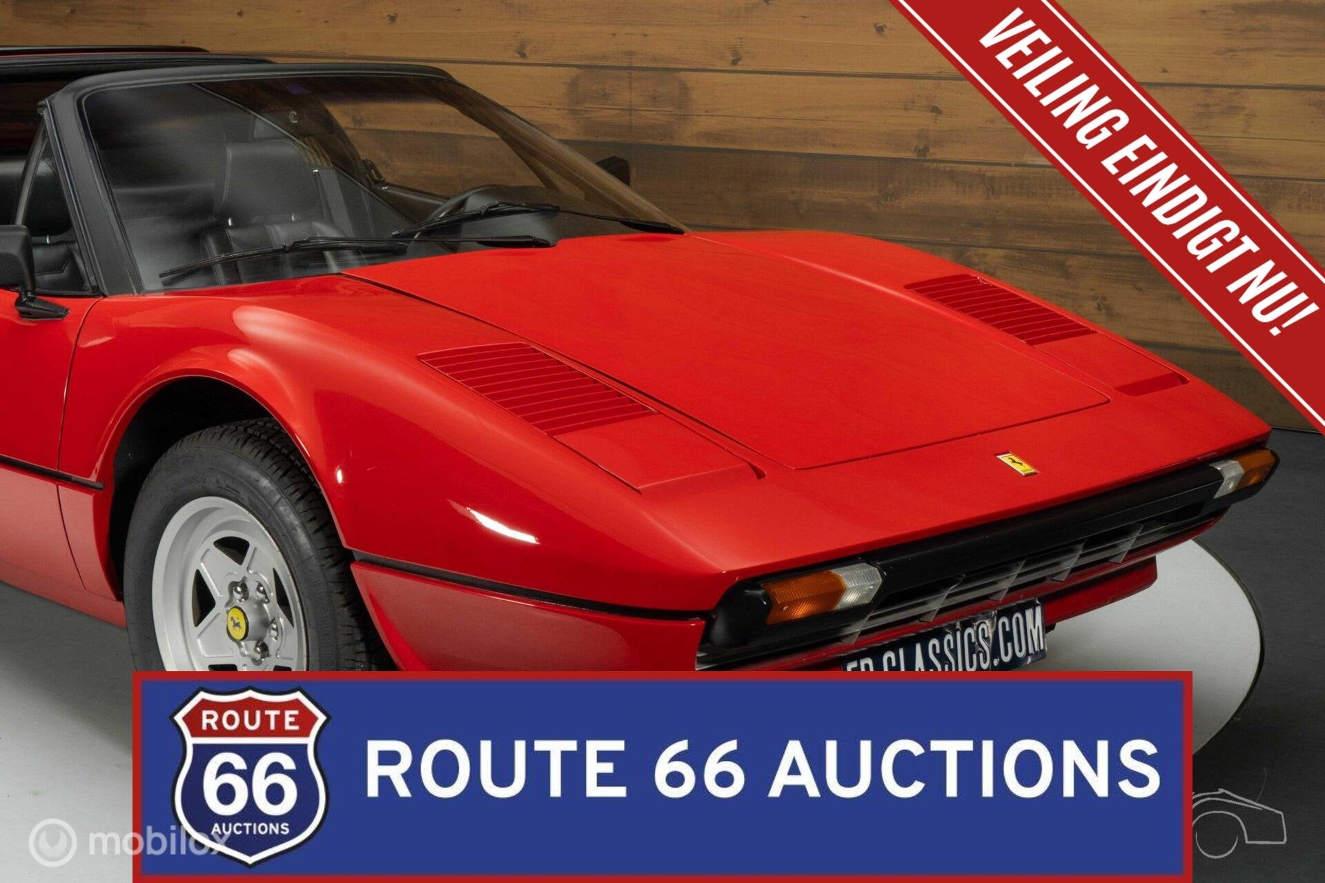 Ferrari 308 GTSi | 1982 | Route 66 Auctions, Zwart, Bedrijf, Handgeschakeld, Overige carrosserie