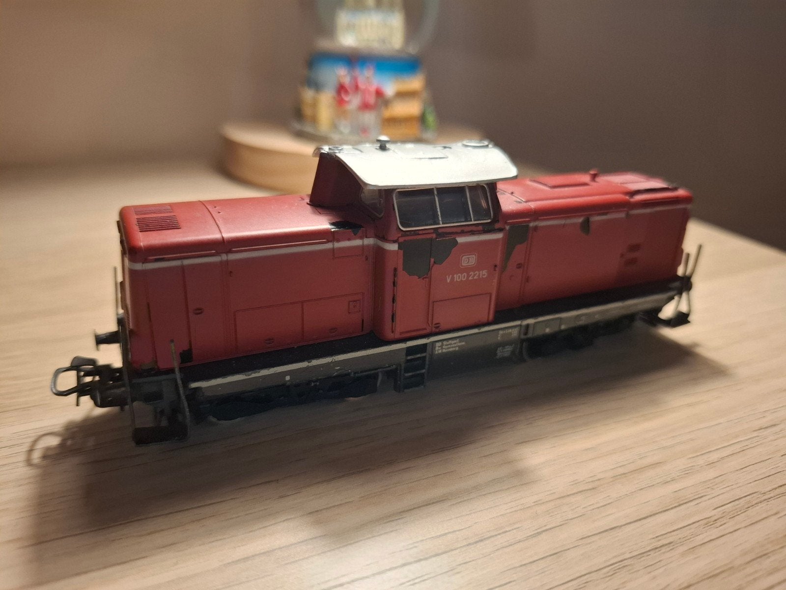 Locomotive diesel Marklin V100 3 rails analogique, Hobby & Loisirs créatifs, Analogique, Enlèvement ou Envoi, Utilisé, Locomotive