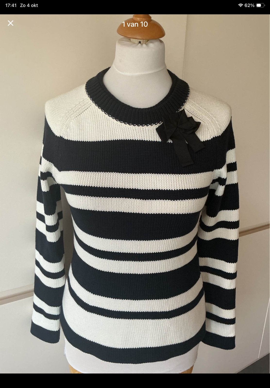 Marccain, Marc Cain truitje maat 2 (36), Kleding | Dames, Ophalen of Verzenden, Zo goed als nieuw, Maat 36 (S), Blauw