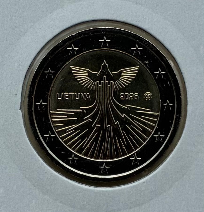 2€ Lituanie 2026 - Indépendance énergétique - UNC, Envoi, Autres pays, 2 euros, Monnaie en vrac