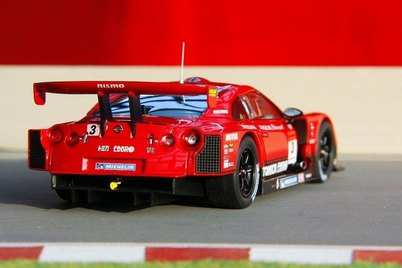 Nissan R35 GT-R GT500 Hasemi Tomica #3 2009 - Ebbro 1:43, Enlèvement ou Envoi, Comme neuf, Voiture