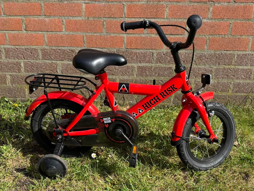 Kinderfiets 12 inch, Ophalen, Zo goed als nieuw, Minder dan 16 inch, Zijwieltjes