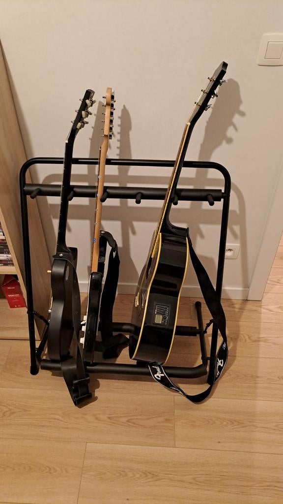 Gitaar Multistand voor 5 gitaren *Nieuw in doos*, Muziek en Instrumenten, Standaarden, Ophalen, Gitaar
