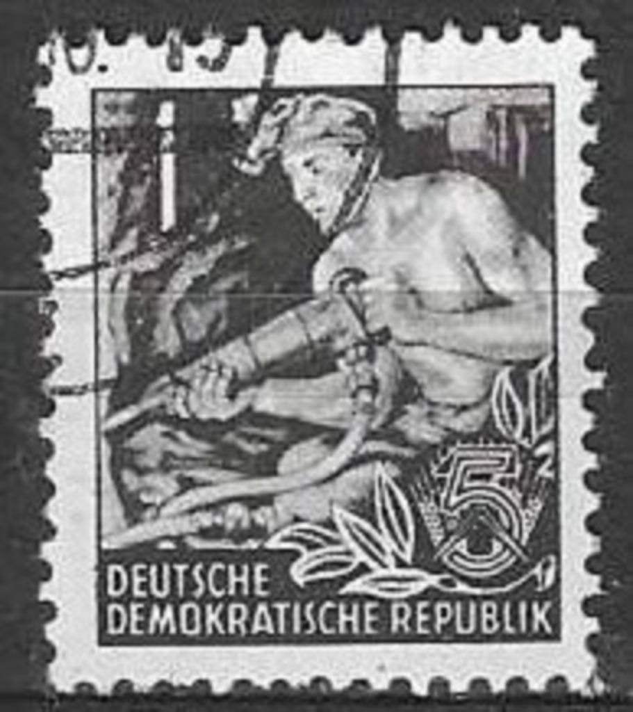 Duitsland DDR 1953 - Yvert 117 - Vijfjarenplan (ST), Verzenden, DDR, Gestempeld