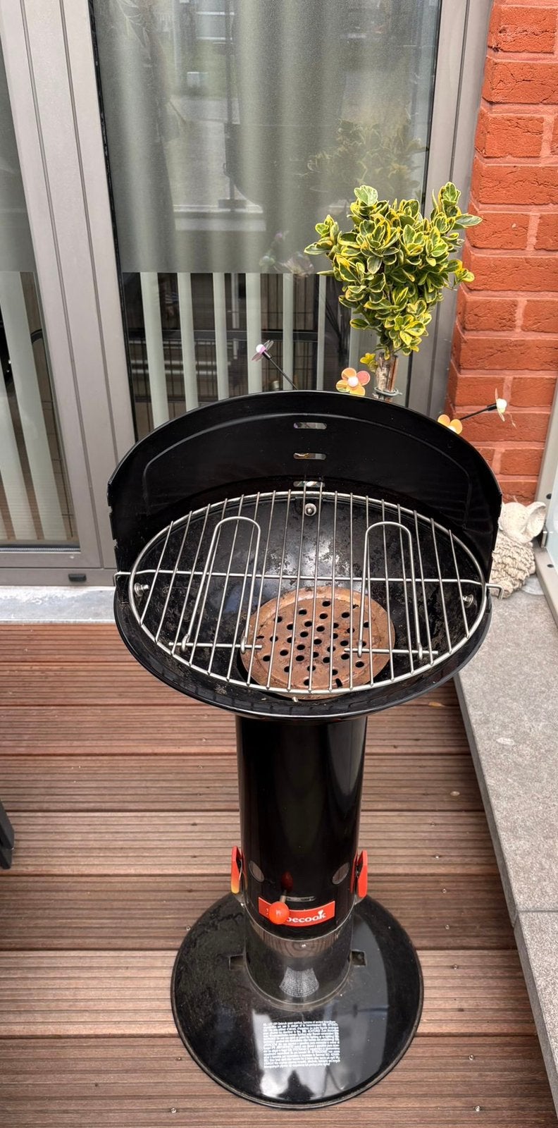 Barbecook houtskoolbqq met hoes, Tuin en Terras, Ophalen, Zo goed als nieuw