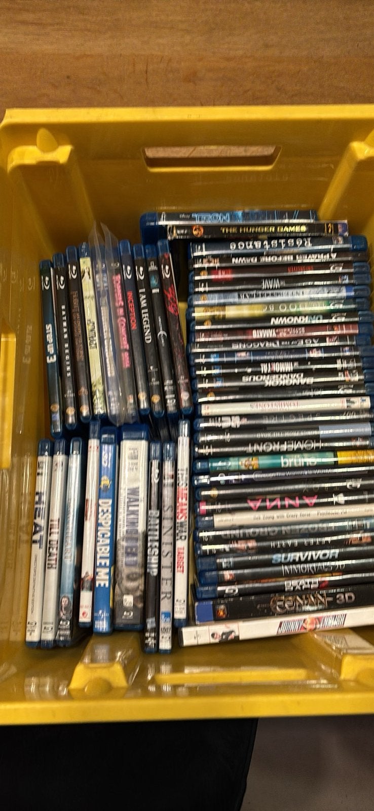 Lot blu ray, Ophalen