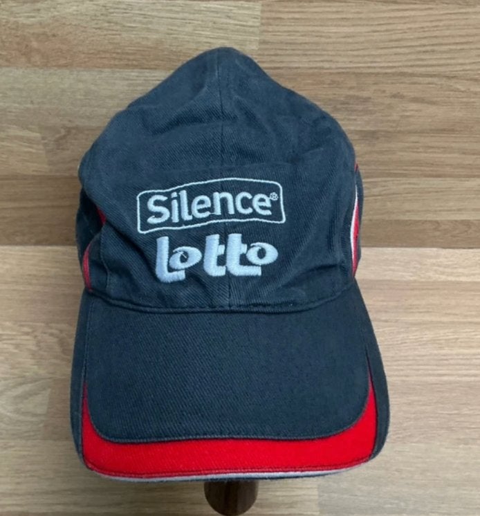 Casquette vintage Silence Lotto Q8, sponsor Tour de France, Sports & Fitness, Enlèvement ou Envoi, Neuf, Autres types