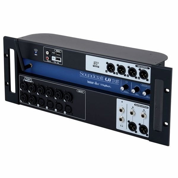 De Soundcraft Ui16, Ophalen of Verzenden, Gebruikt, 10 tot 20 kanalen, Microfooningang