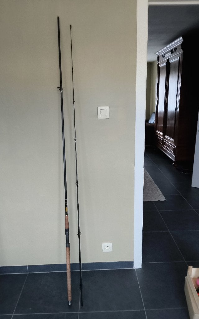 Wout Van Leeuwen reflex carboflex 360 cm Seabass., Ophalen, Zo goed als nieuw, Werphengel