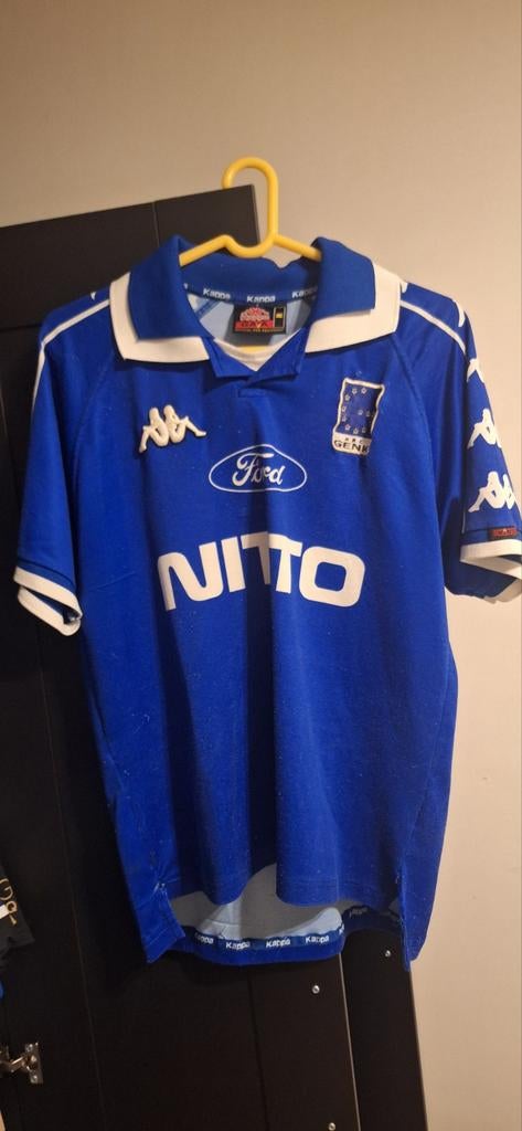 KRC Genk 1999-2000-2001 Home Blue KAPPA M, Ophalen of Verzenden, Shirt