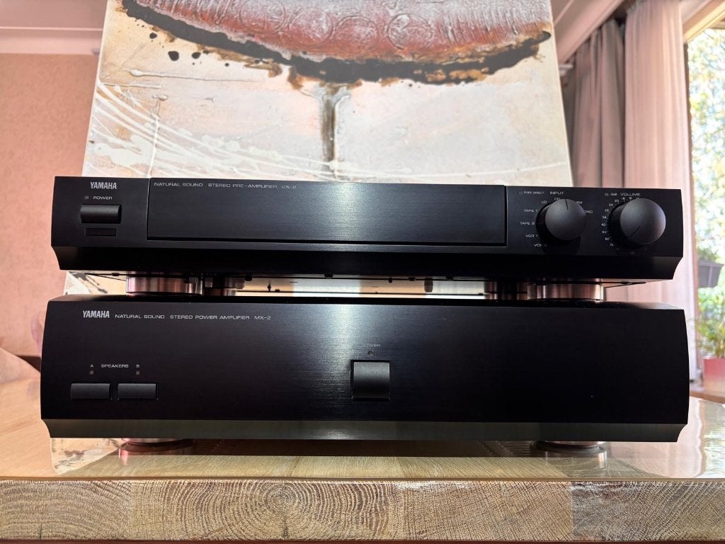 Yamaha CX-2 en MX-2, Audio, Tv en Foto, Versterkers en Ontvangers, Ophalen, Gebruikt, Yamaha, 120 watt of meer