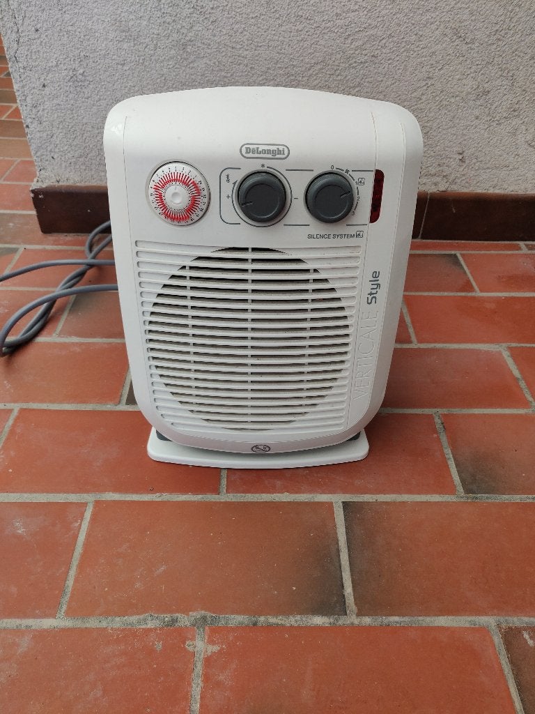 Elektrische warmteblazer DeLonghi, Huis en Inrichting, Haarden, Ophalen, Gebruikt, Vrijstaande haard, Elektrische haard