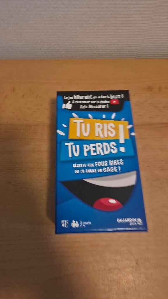 Jeu Tu ris, tu perds, Hobby & Loisirs créatifs, Cinq joueurs ou plus, Enlèvement, Neuf, Dujardin