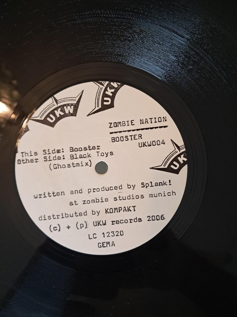 Zombie nation...booster 12" inch..2006 ..techno,electro, Verzenden, Zo goed als nieuw, 12 inch
