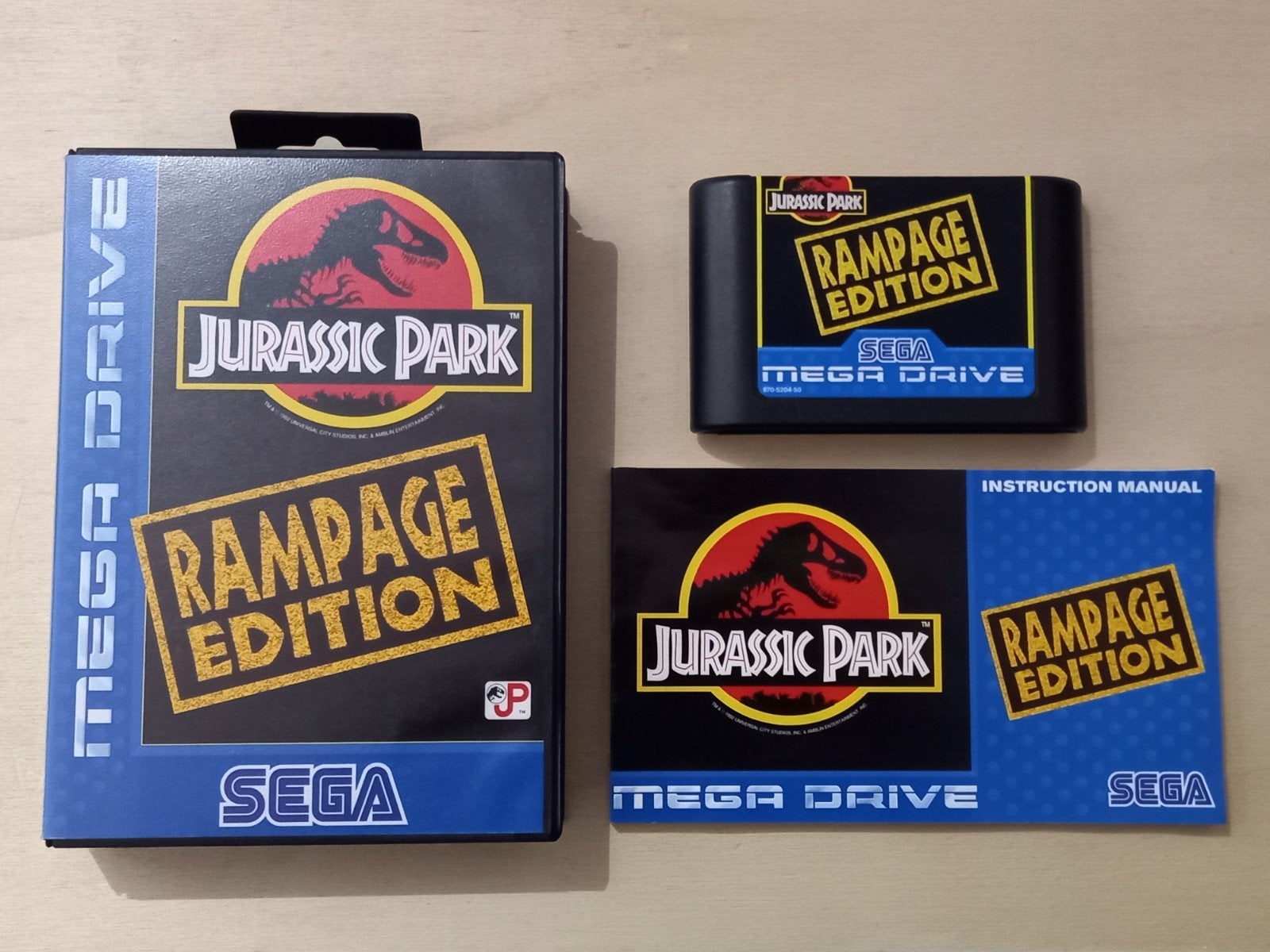 SEGA Mega Drive - Jurassic Park : Rampage edition complet, Enlèvement ou Envoi, 1 joueur, À partir de 12 ans, Aventure et Action