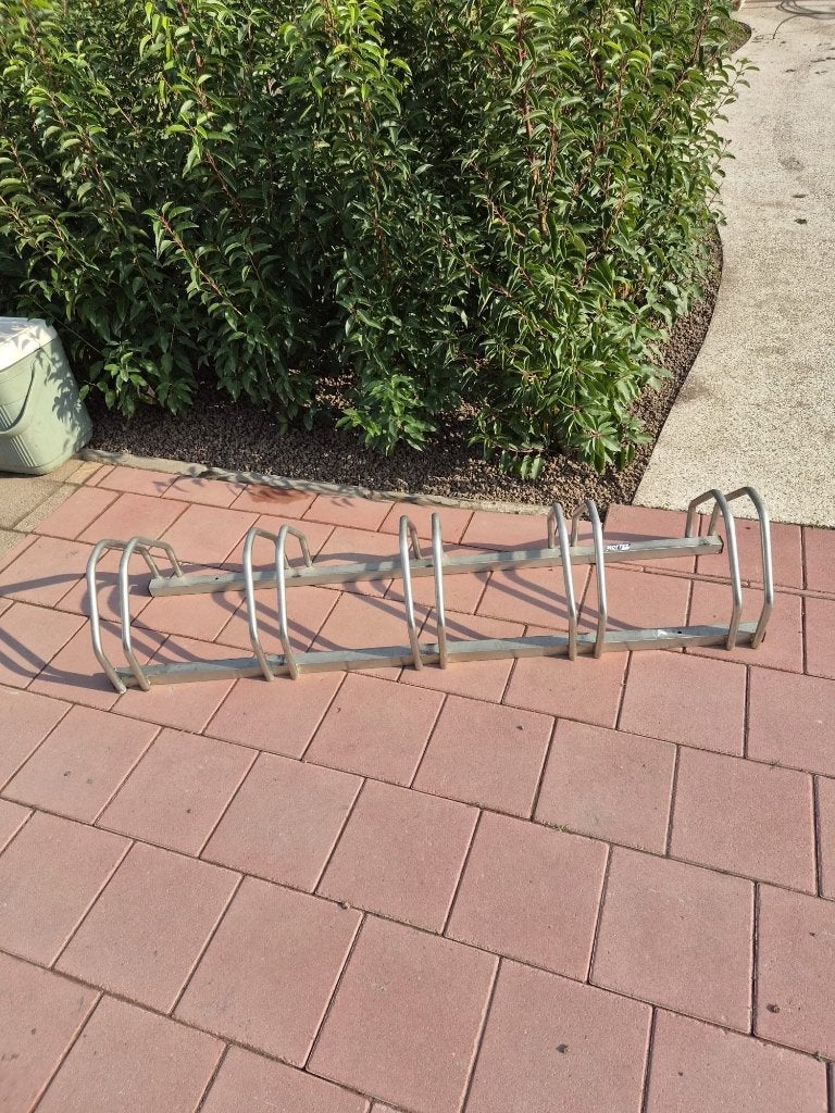 Fietsenrek voor 5 fietsen, Fietsen en Brommers, Ophalen, Zo goed als nieuw