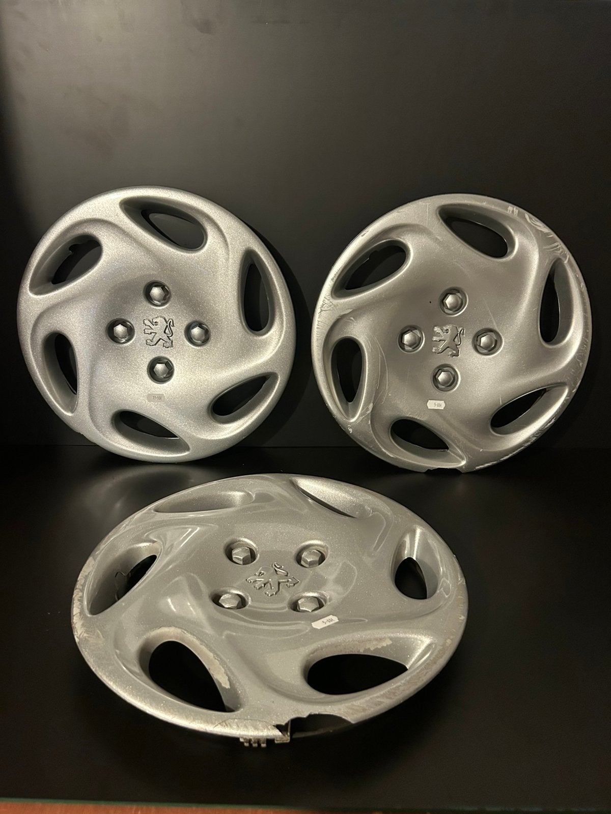 3 originele Peugeot 206 partner 14" wieldoppen, Ophalen of Verzenden, Gebruikt