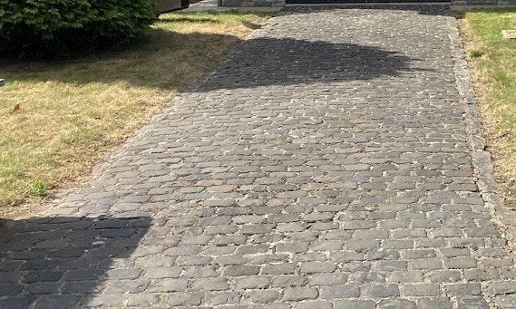 Kasseien zelf uit te breken +/- 200m2, Ophalen, Zo goed als nieuw, Overige typen