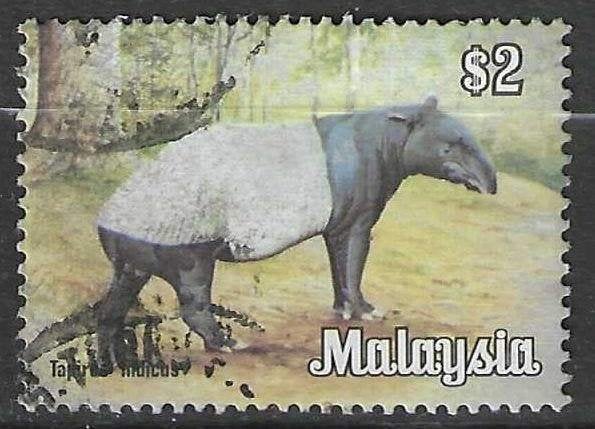 Malaisie 1979 - Yvert 195 - Le tapir de Malaisie - 2 d (ST), Envoi, Affranchi