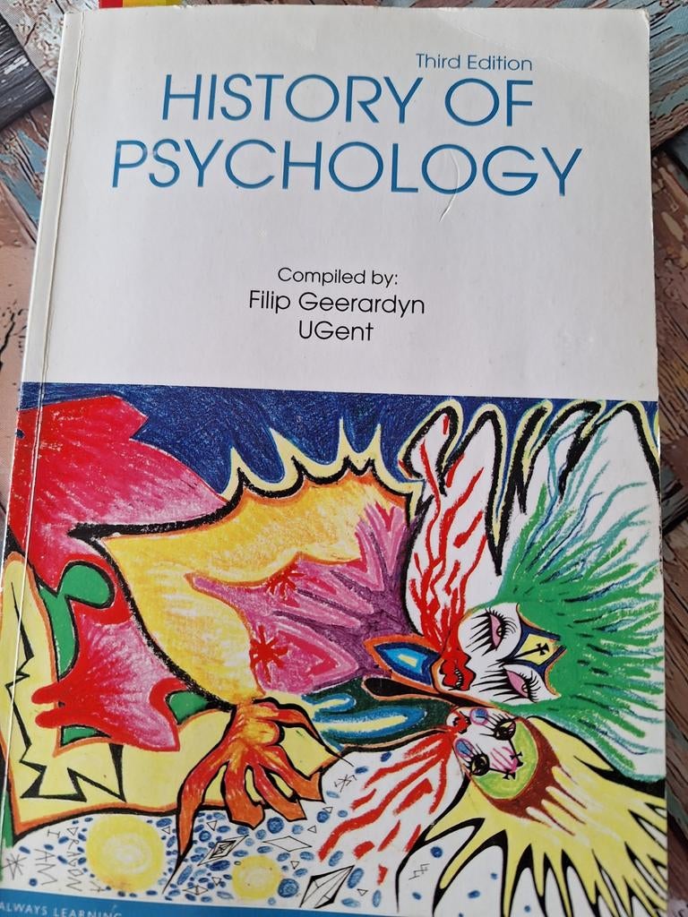 History of Psychology, Ophalen of Verzenden