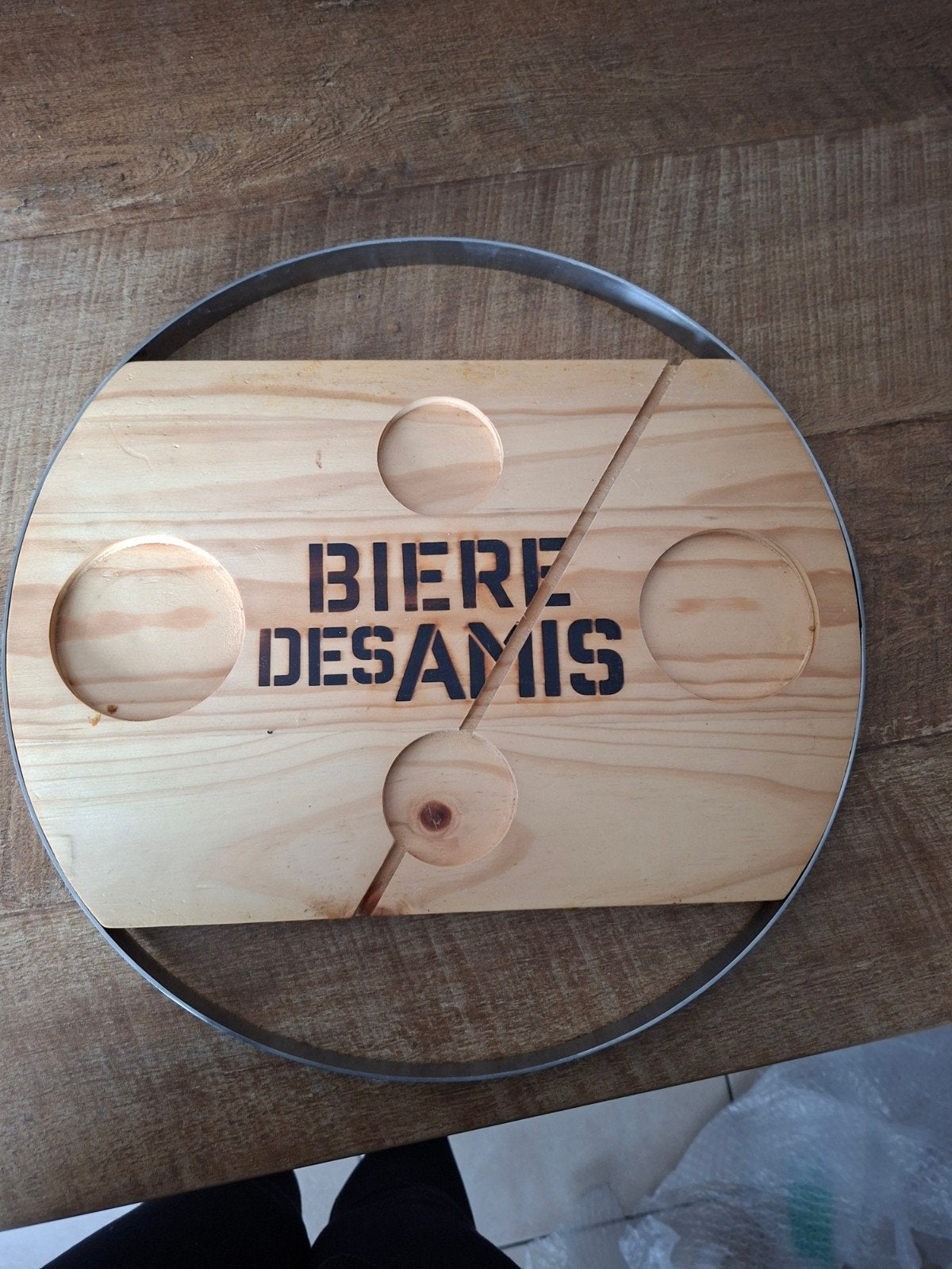 biere des amis plank, Neuf, Enlèvement ou Envoi, Métal, Marron