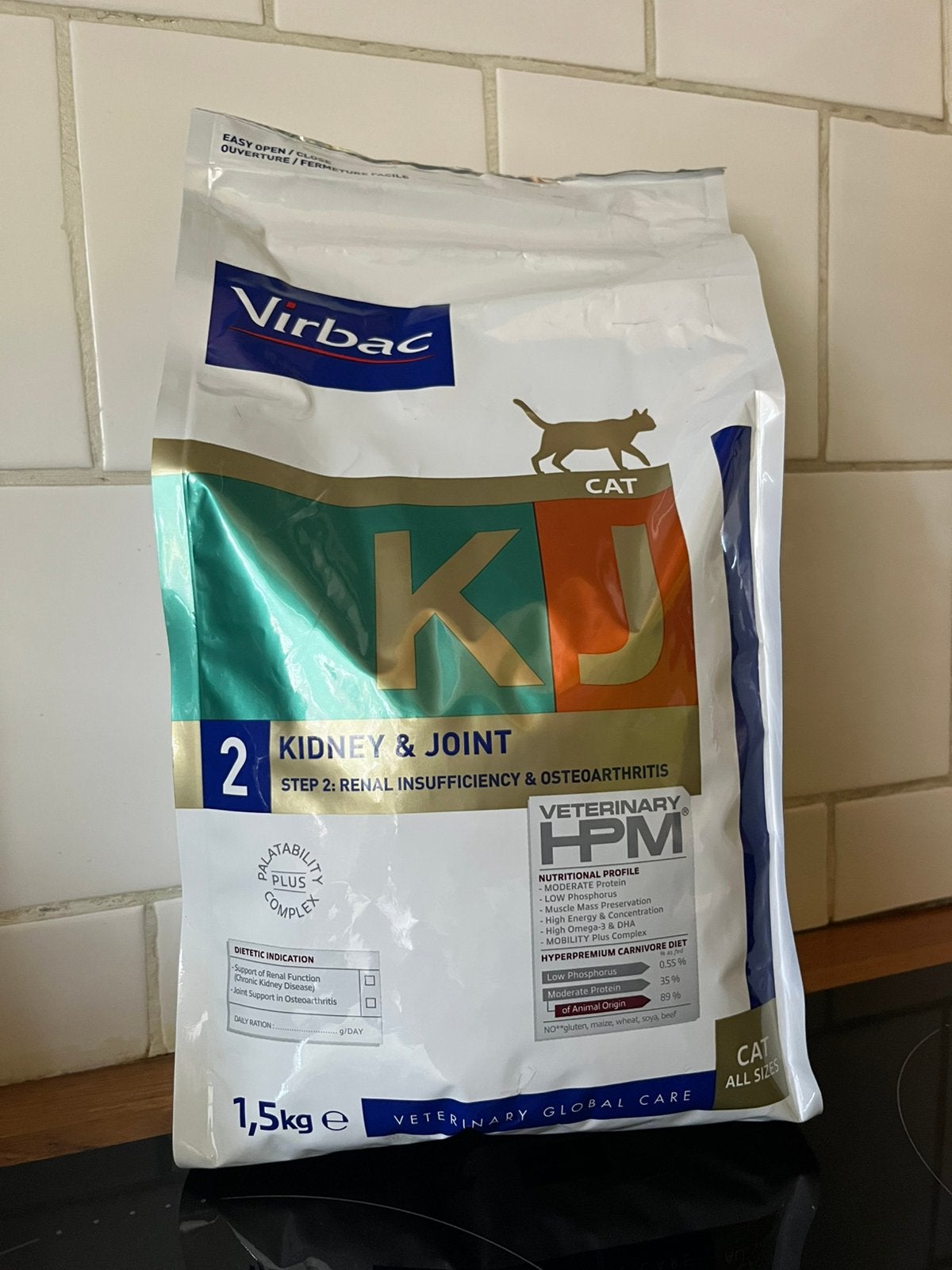 Virbac KJ type 2 1,5 kg eten voor katten, Dieren en Toebehoren, Dierenvoeding, Ophalen of Verzenden, Kat
