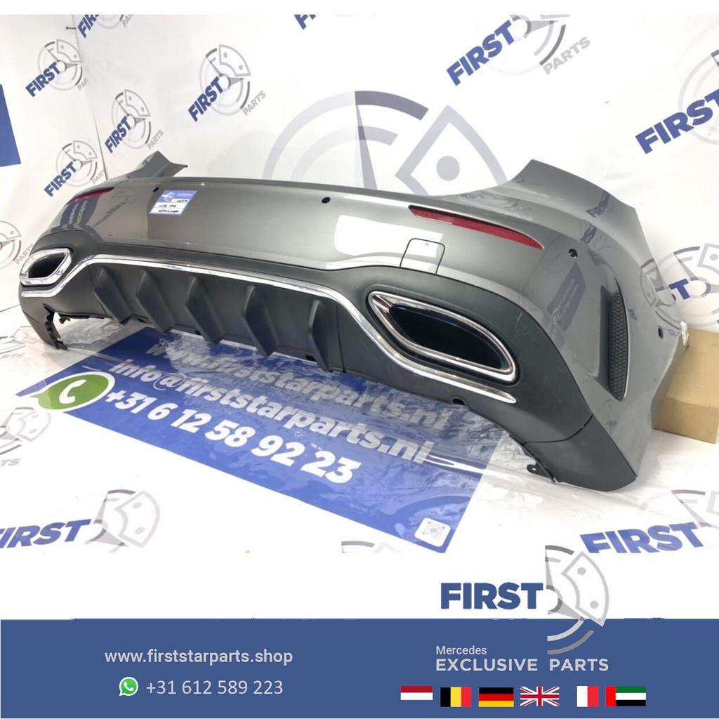 W177 AMG ACHTERBUMPER COMPLEET MET DIFFUSER EN SIERSTUKKEN 2, Auto-onderdelen, Gebruikt, -, Verzenden, Achter