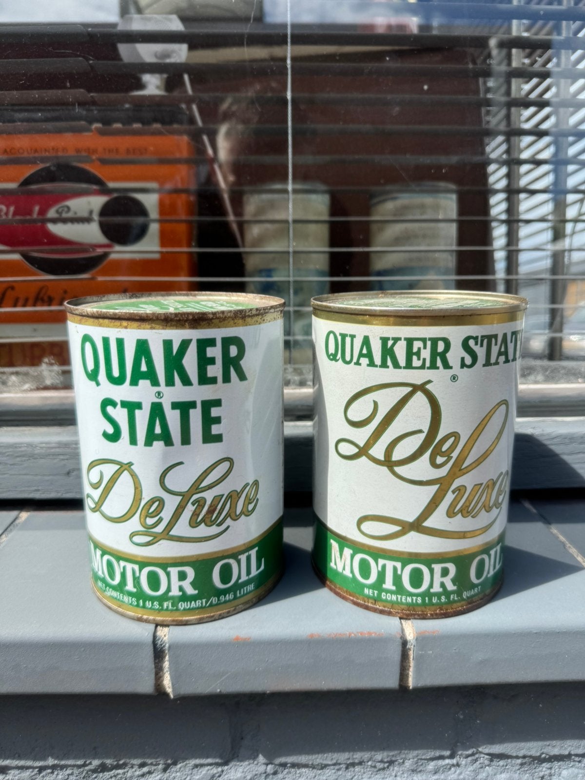 Bidon d'huile Quaker State USA, Collections, Enlèvement ou Envoi, Utilisé, Emballage